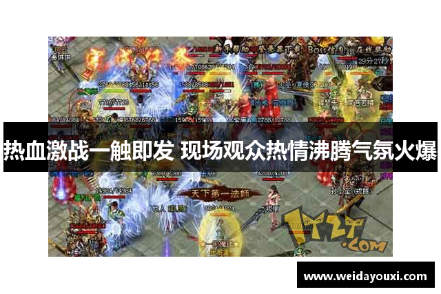 热血激战一触即发 现场观众热情沸腾气氛火爆
