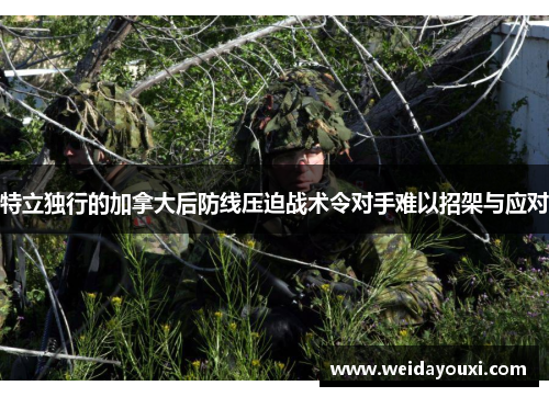 特立独行的加拿大后防线压迫战术令对手难以招架与应对